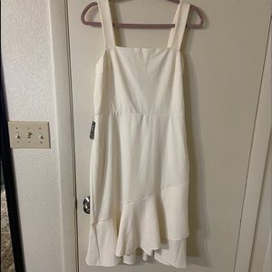 NWT Express white wrap dress size medium
